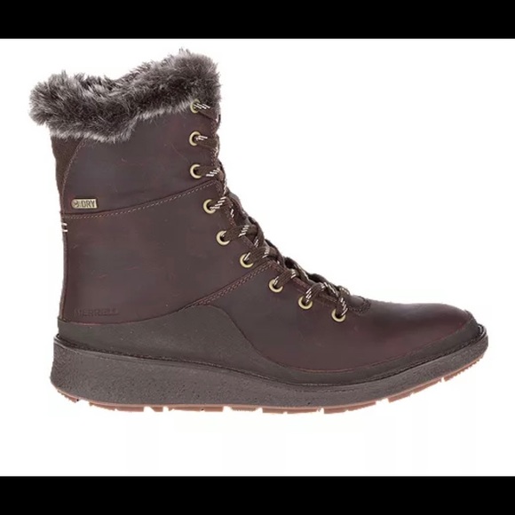 Merrell Women’s Tremblant Ezra Lace Waterproof Ice+ winter boots - Size 7.5 - Picture 8 of 11